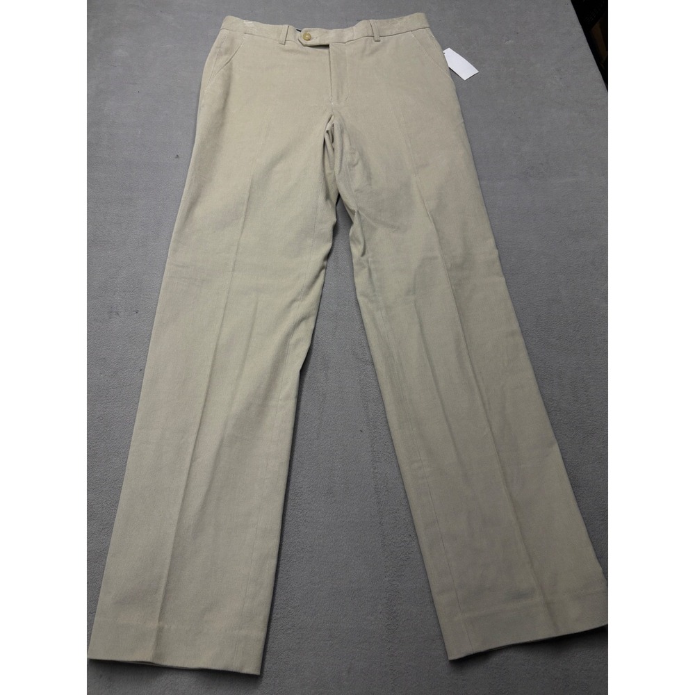 Lauren Ralph Lauren Dewhurst Corduroy Pants Mens 31x32 White Cream Straight Leg
